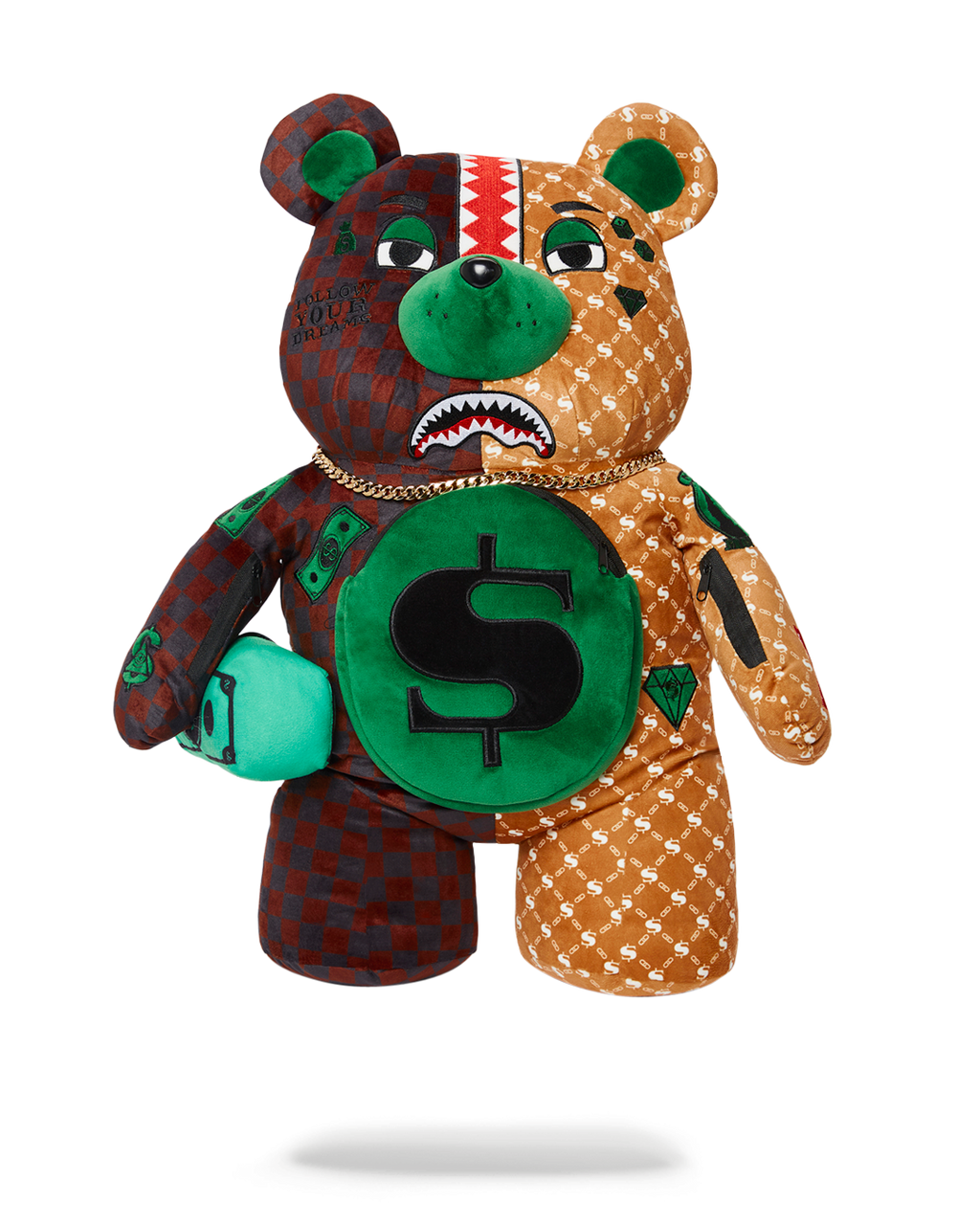 MONEY BEAR TEDDYBEAR BACKPACK PARIS VS FLORENCE