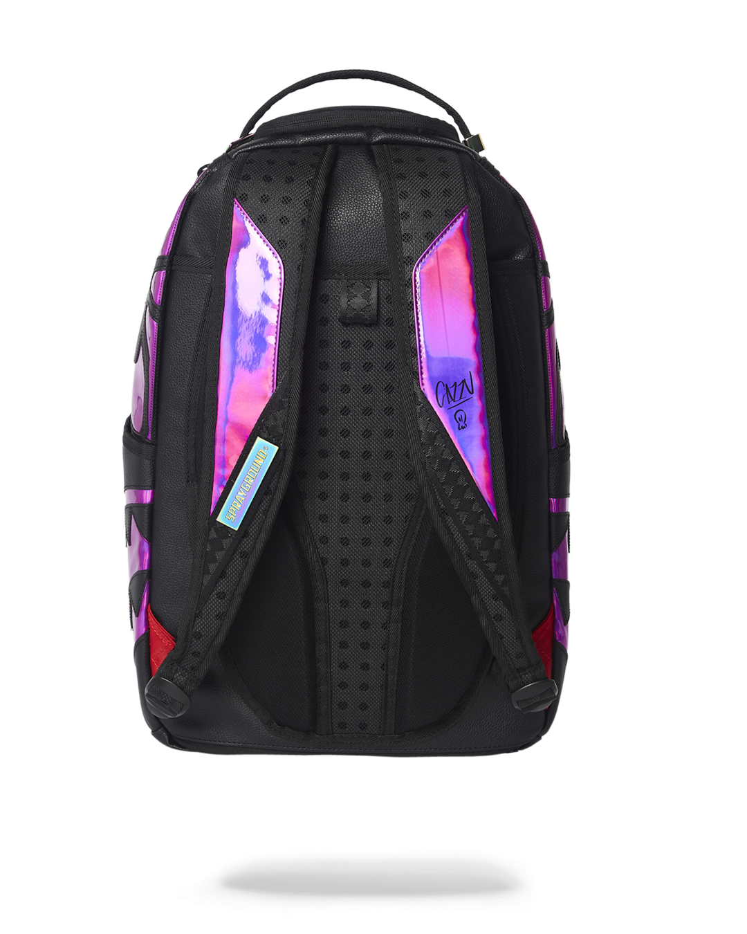 Cazzu Iridescent Cut & Sew Spider Skull Shark Backpack (Dlxv) - Image 9
