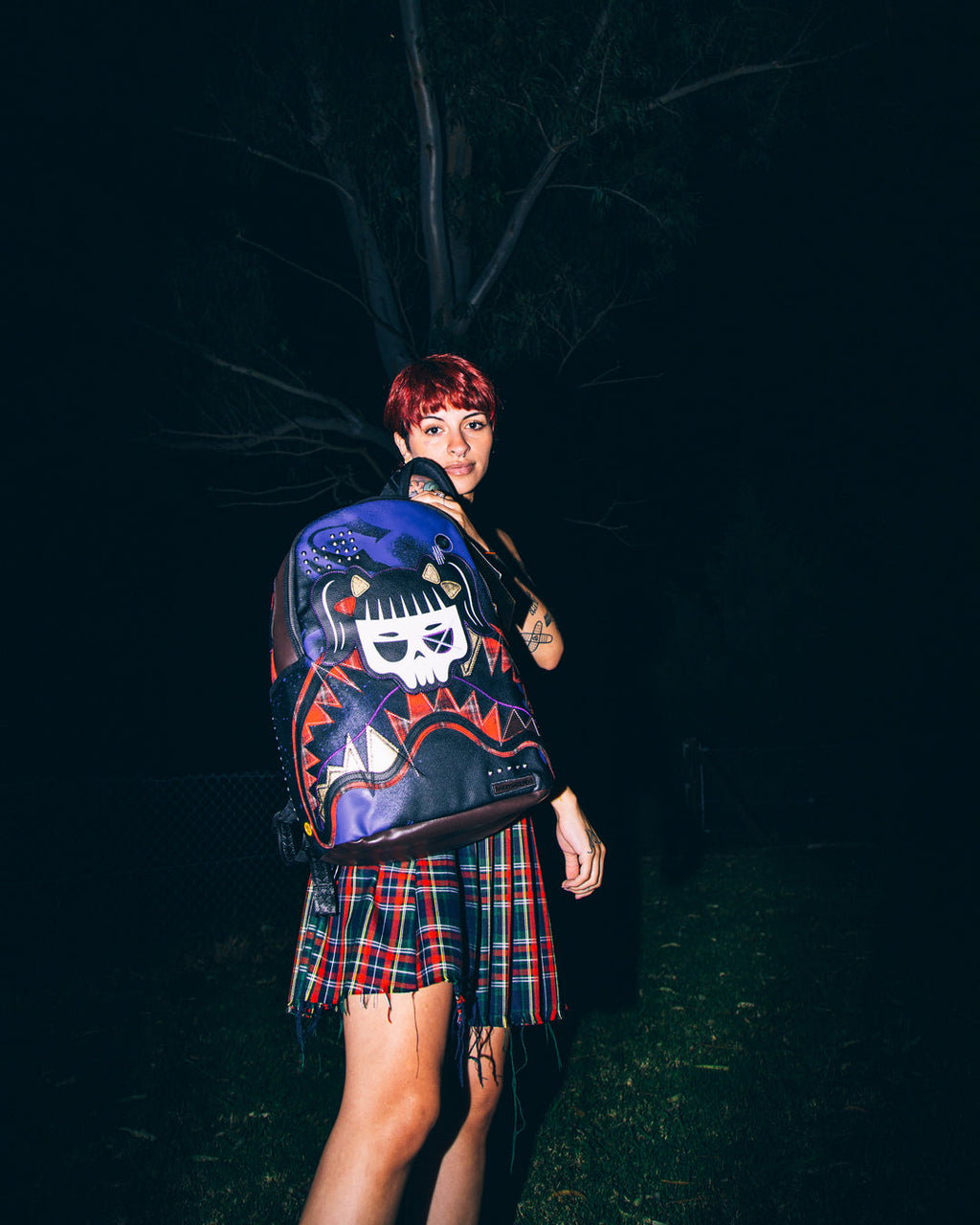Cazzu Errorcito Punk Shark Backpack - Image 6