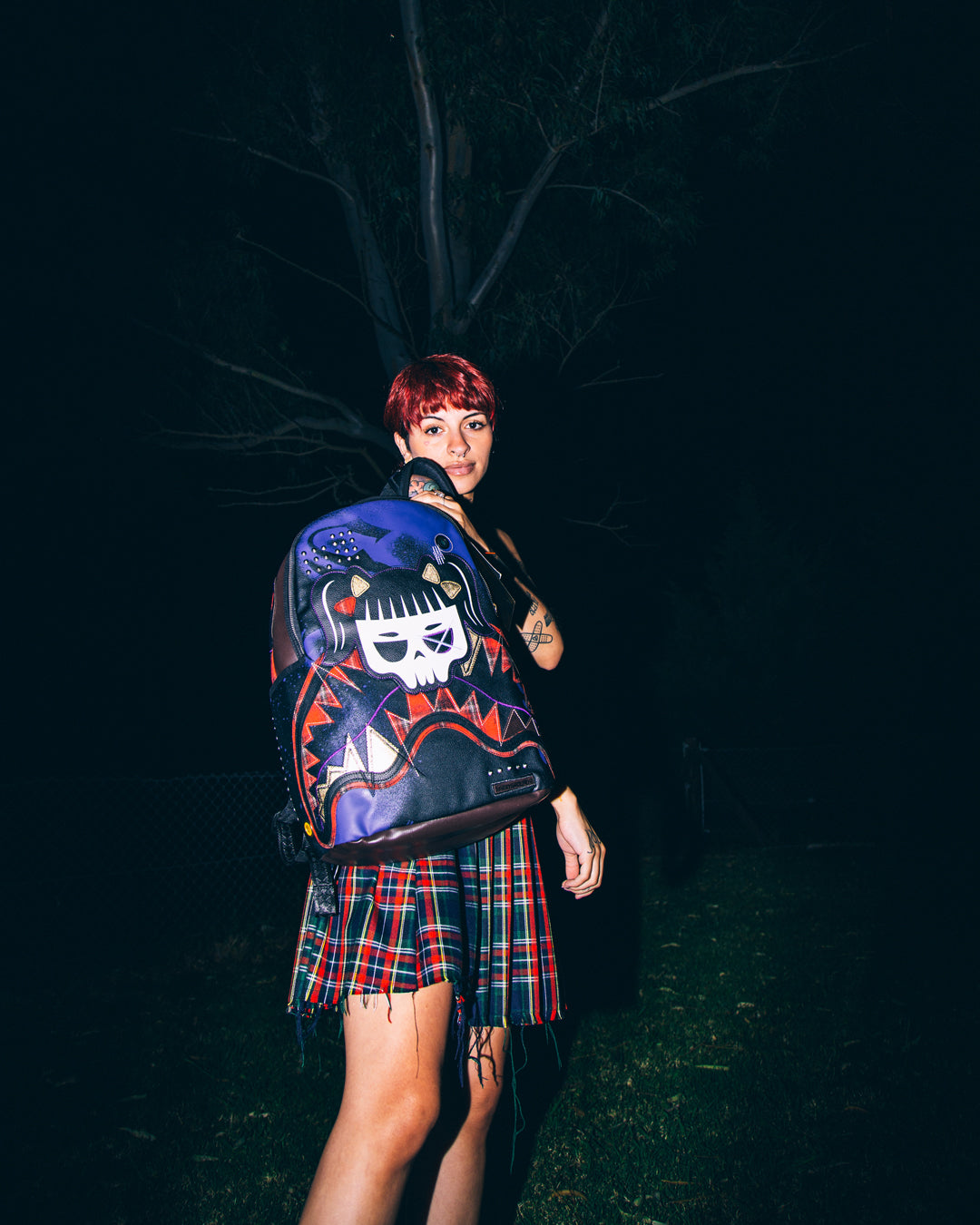 Cazzu Errorcito Punk Shark Backpack - Image 6