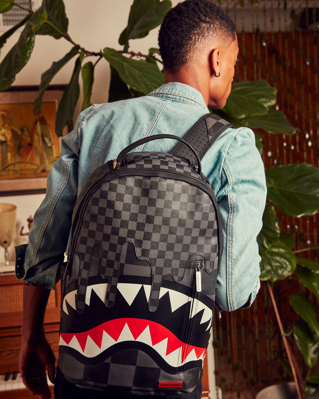 Xtc Grey Sharks in Paris Backpack (Dlxv) - Image 4
