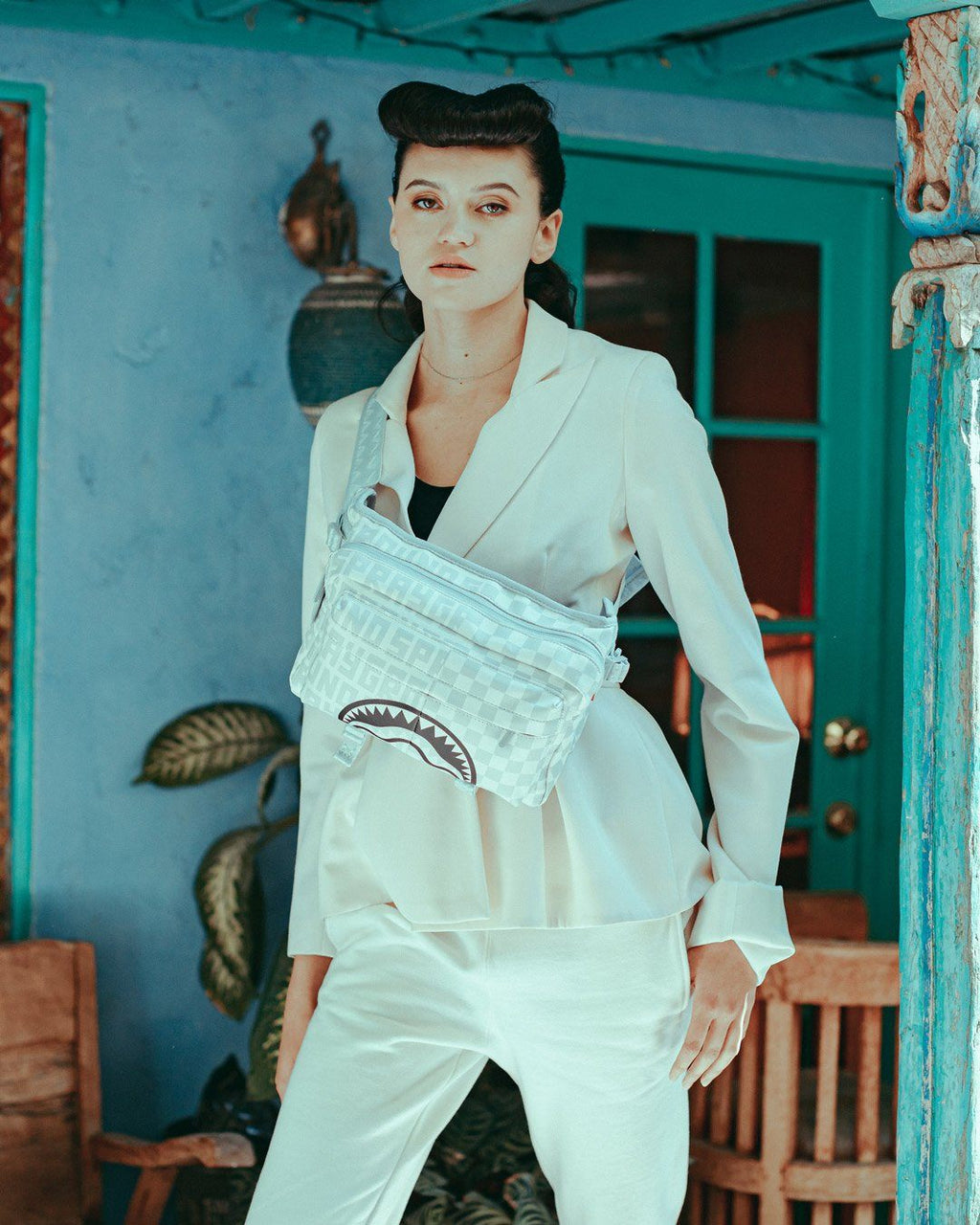 Split the Check (Pearl) Cargo Crossbody - Image 2
