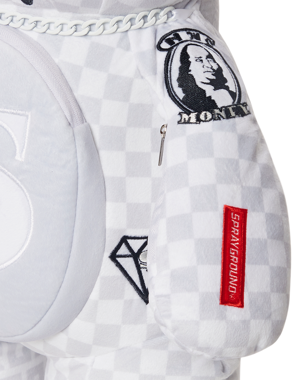 Split the Check (Pearl) Moneybear Teddybear Backpack - Image 13