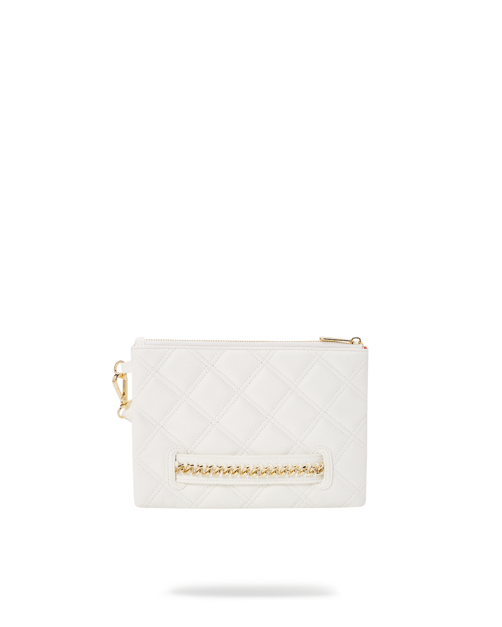 Riviera Le Blanc Gold Chain Shark Crossover Clutch - Image 3
