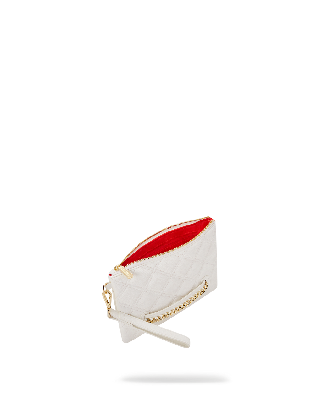 Riviera Le Blanc Gold Chain Shark Crossover Clutch - Image 9