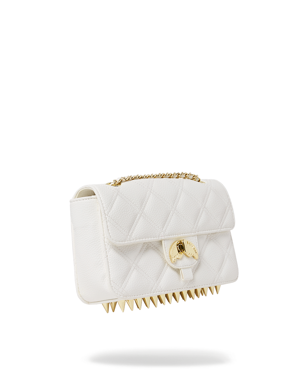 Riviera Le Blanc Gold Chain Shark Handbag - Image 3