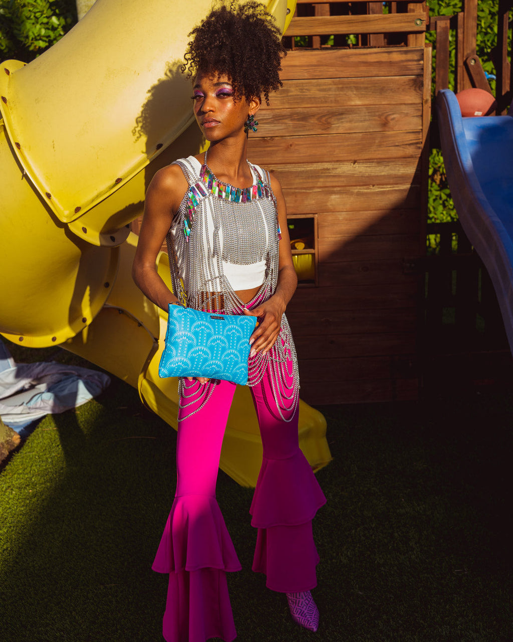 Illuchains Turq Crossover Clutch - Image 4