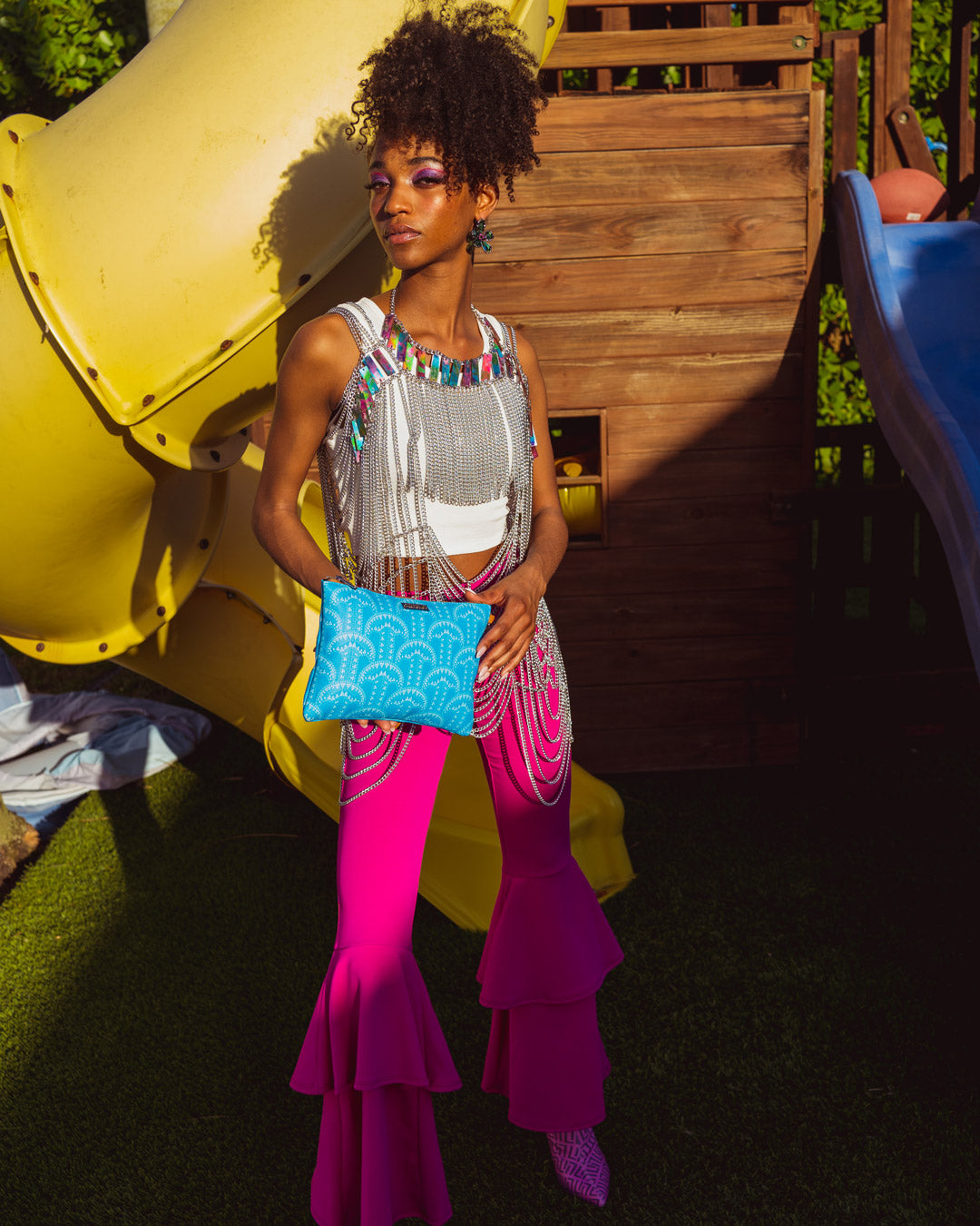 Illuchains Turq Crossover Clutch - Image 4