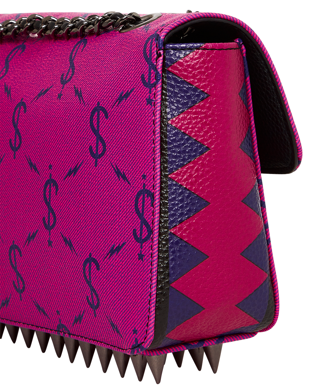 $Napdragon Gold Chain Shark Handbag - Image 11