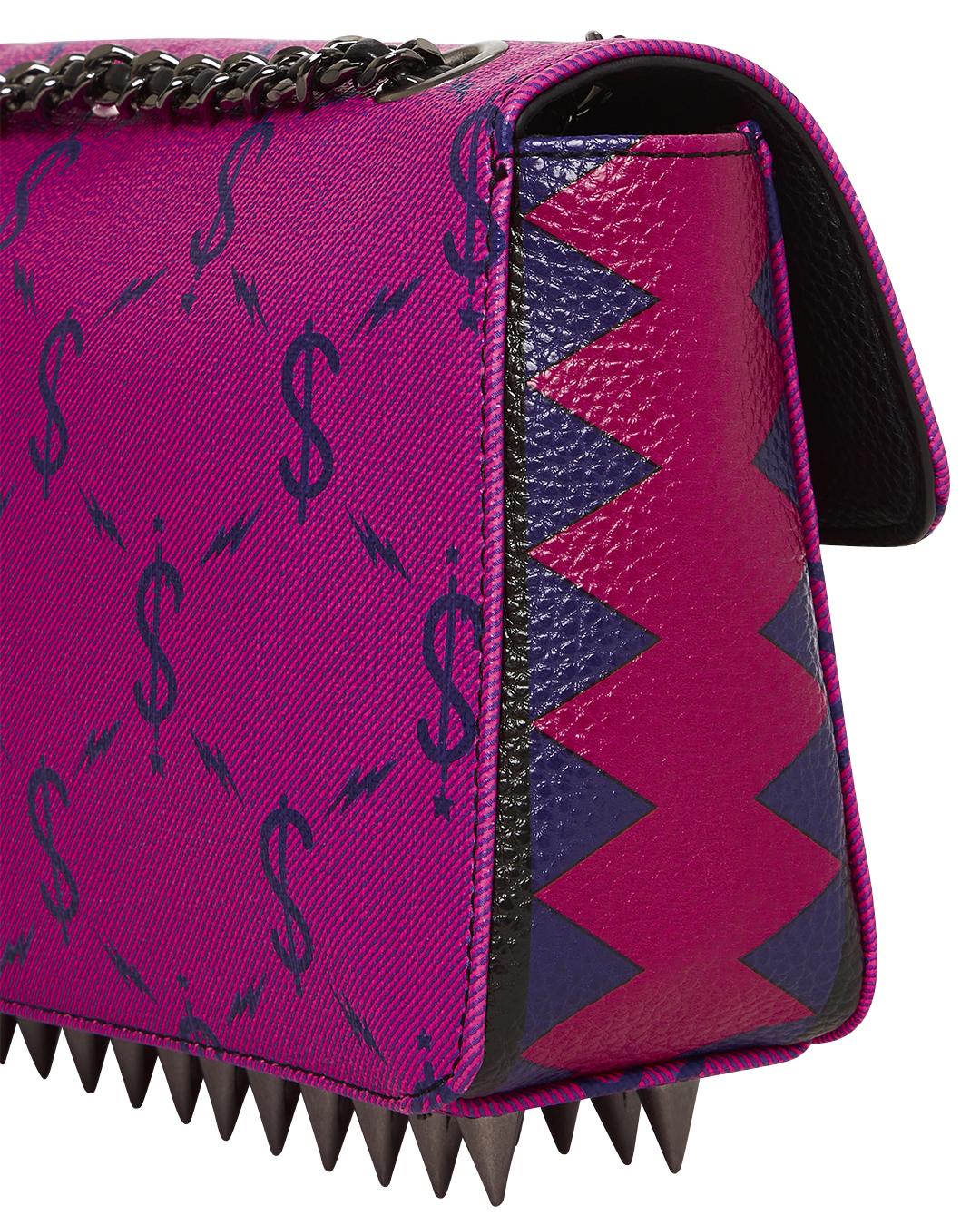 $Napdragon Gold Chain Shark Handbag - Image 11