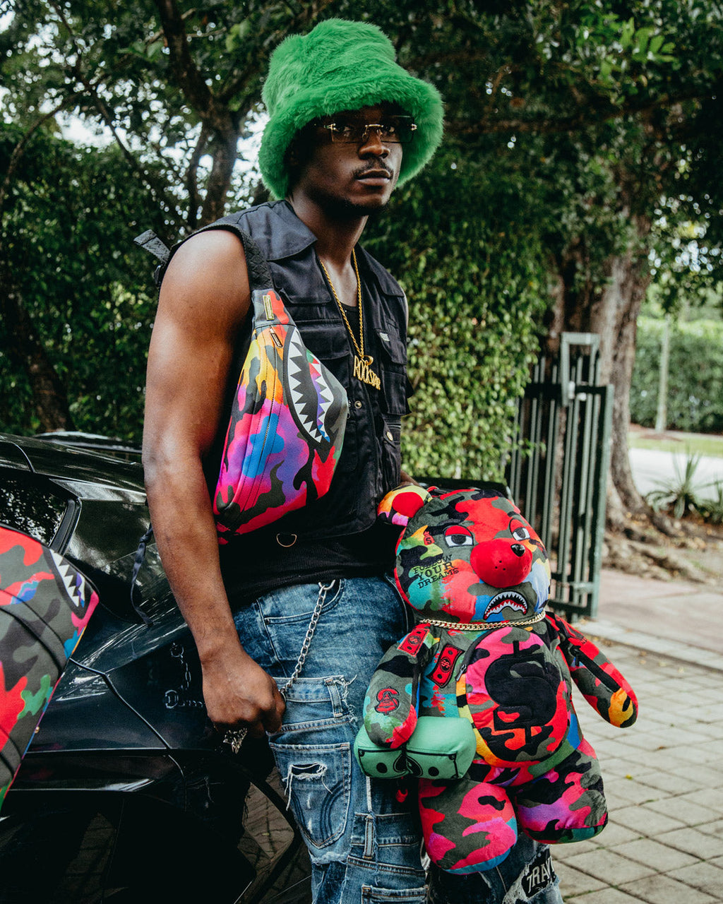 Camoburst Moneybear Teddybear Backpack - Image 10