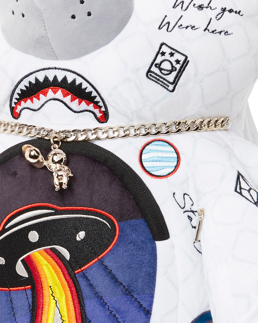 Ufo Spaced Out Moneybear Teddybear Backpack - Image 6