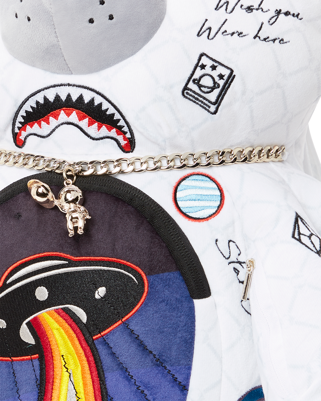 Ufo Spaced Out Moneybear Teddybear Backpack - Image 6