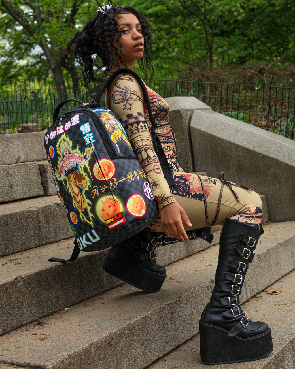 Dragon Ball Z Neon Trip Backpack (Dlxv) - Image 2