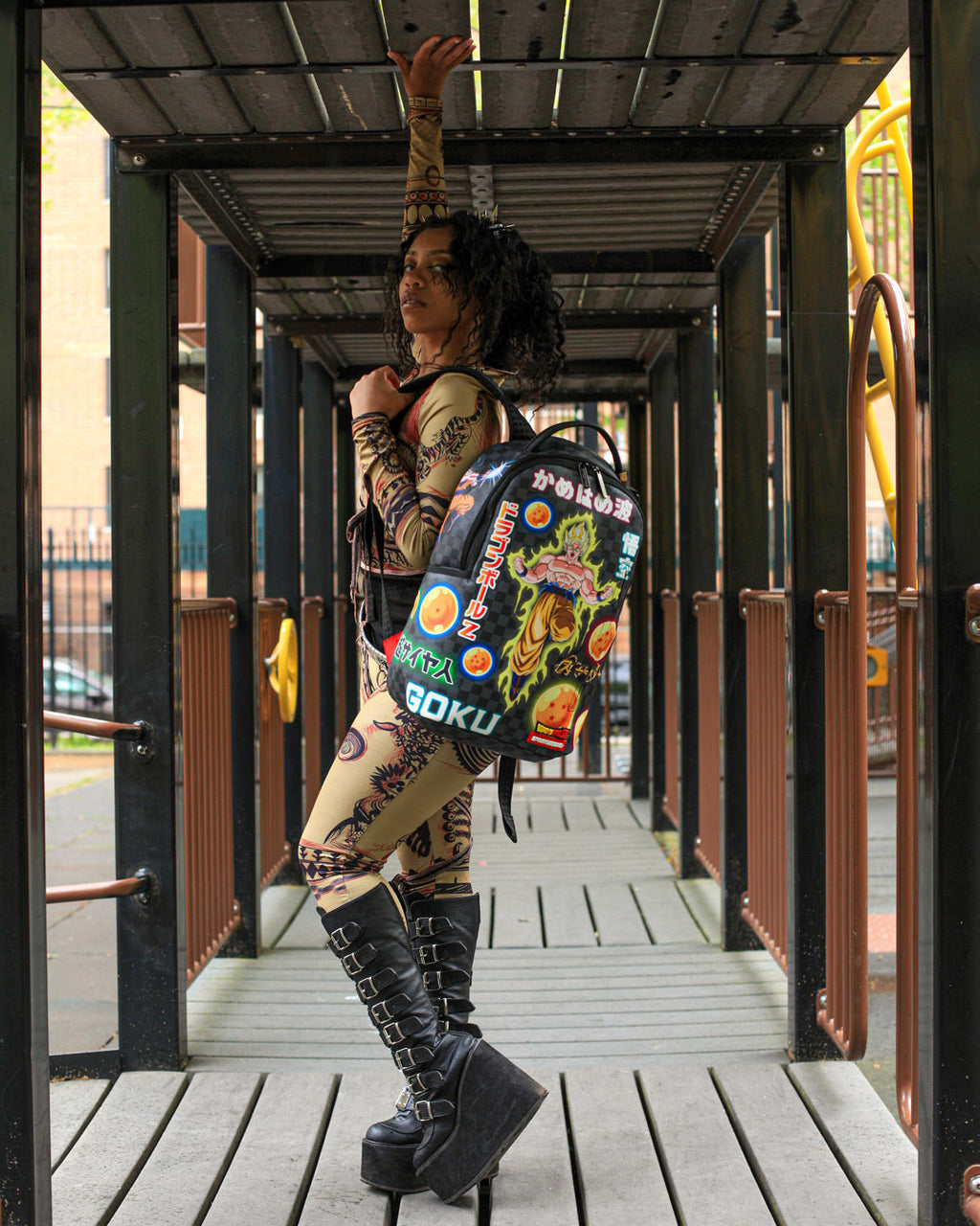 Dragon Ball Z Neon Trip Backpack (Dlxv) - Image 8