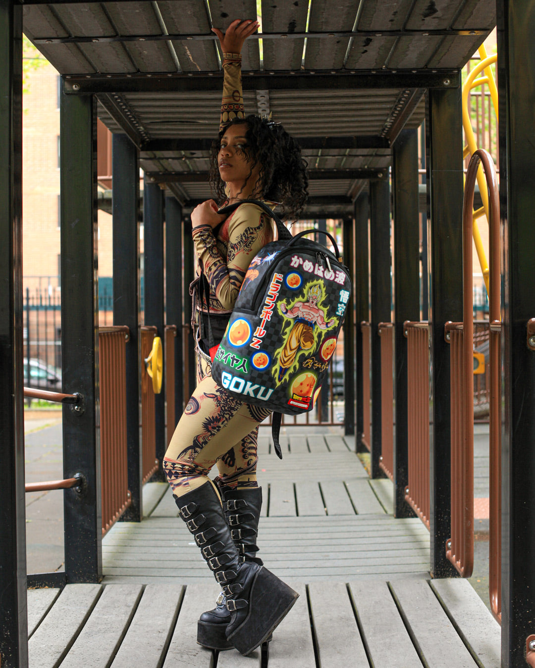 Dragon Ball Z Neon Trip Backpack (Dlxv) - Image 8
