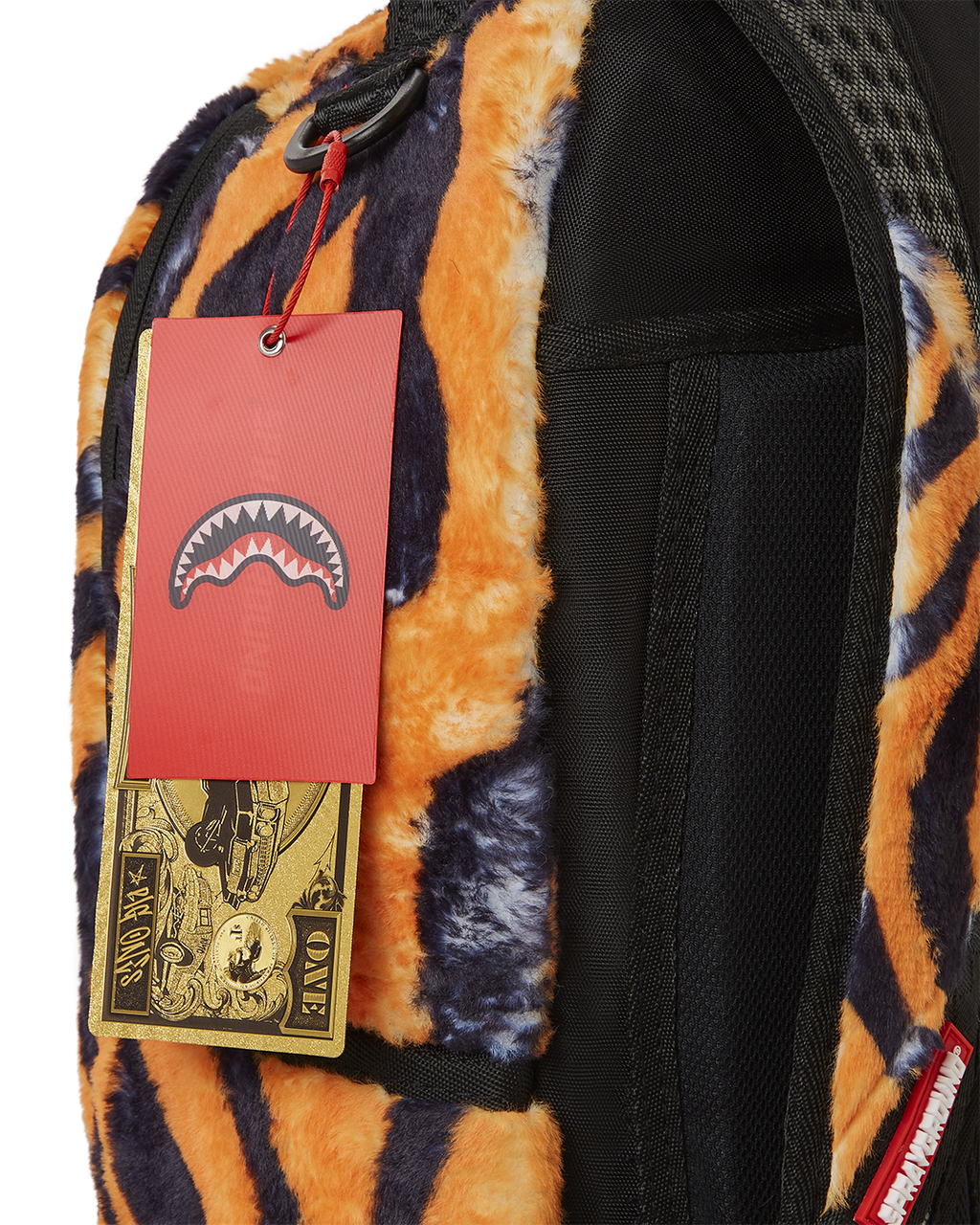 Tiger Cozy Velour Fur Backpack - Image 14