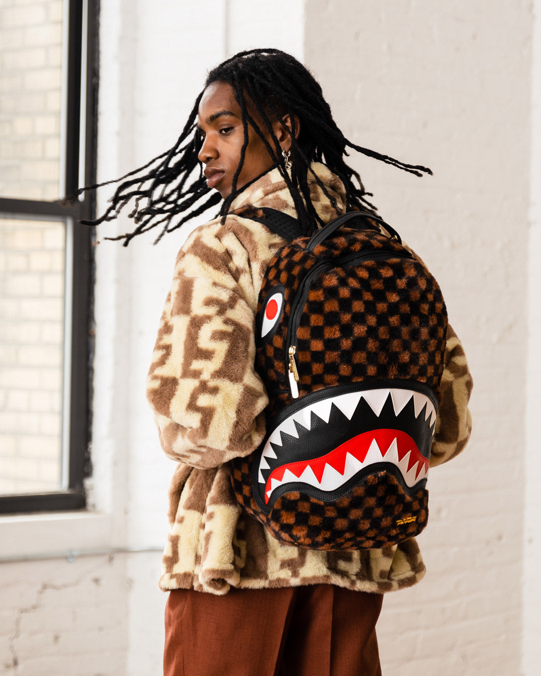 Furrr Sharks in Paris Backpack (Dlxv) - Image 2