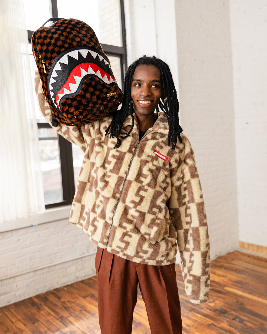 Furrr Sharks in Paris Backpack (Dlxv) - Image 6