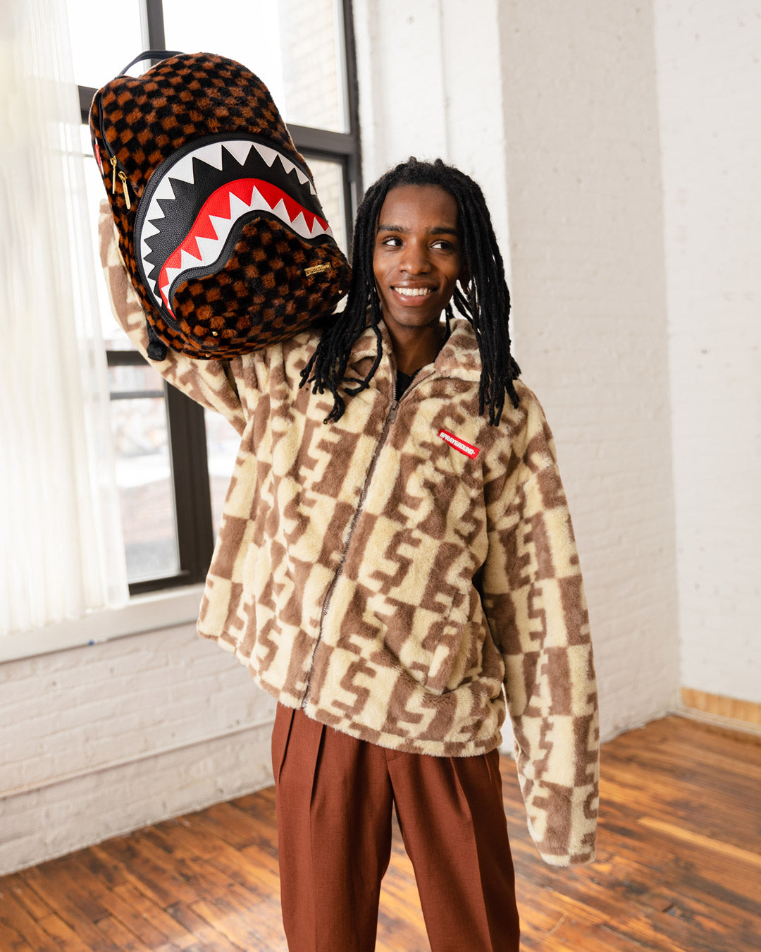 Furrr Sharks in Paris Backpack (Dlxv) - Image 6