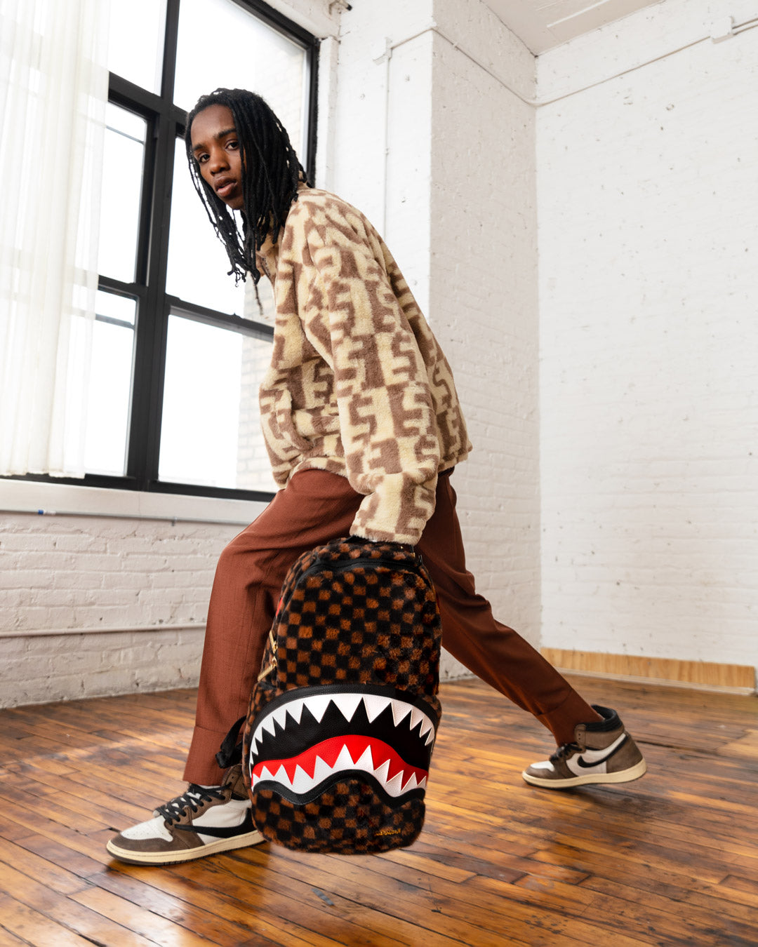 Furrr Sharks in Paris Backpack (Dlxv) - Image 8
