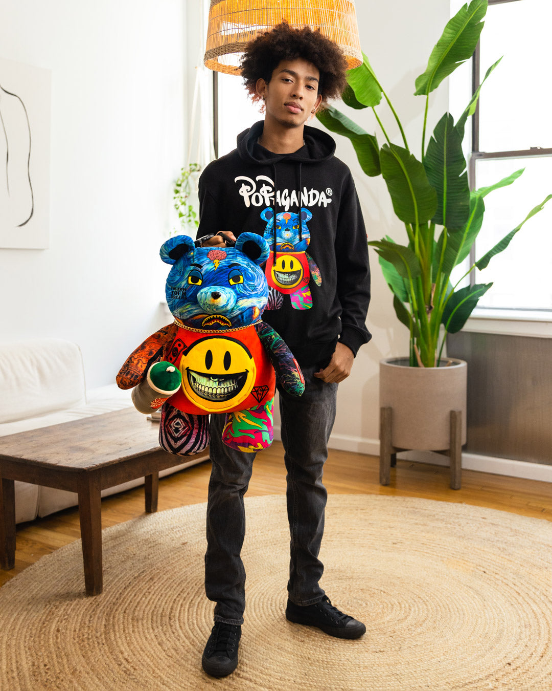 Villain Money Bear Teddybear Ron English Edition Backpack - Image 8