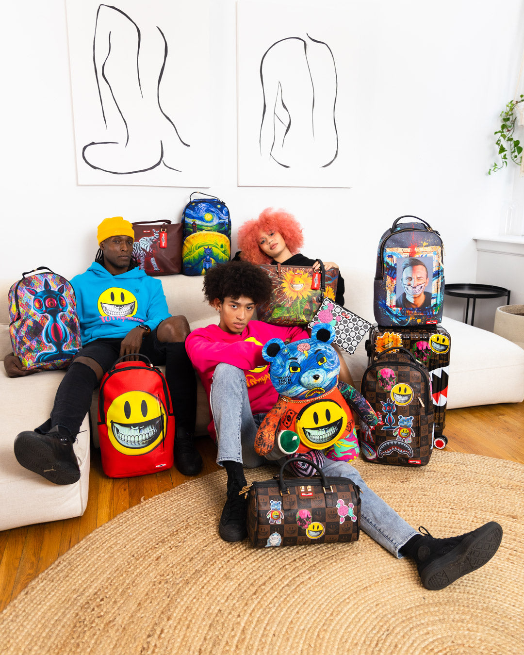 Villain Money Bear Teddybear Ron English Edition Backpack - Image 12