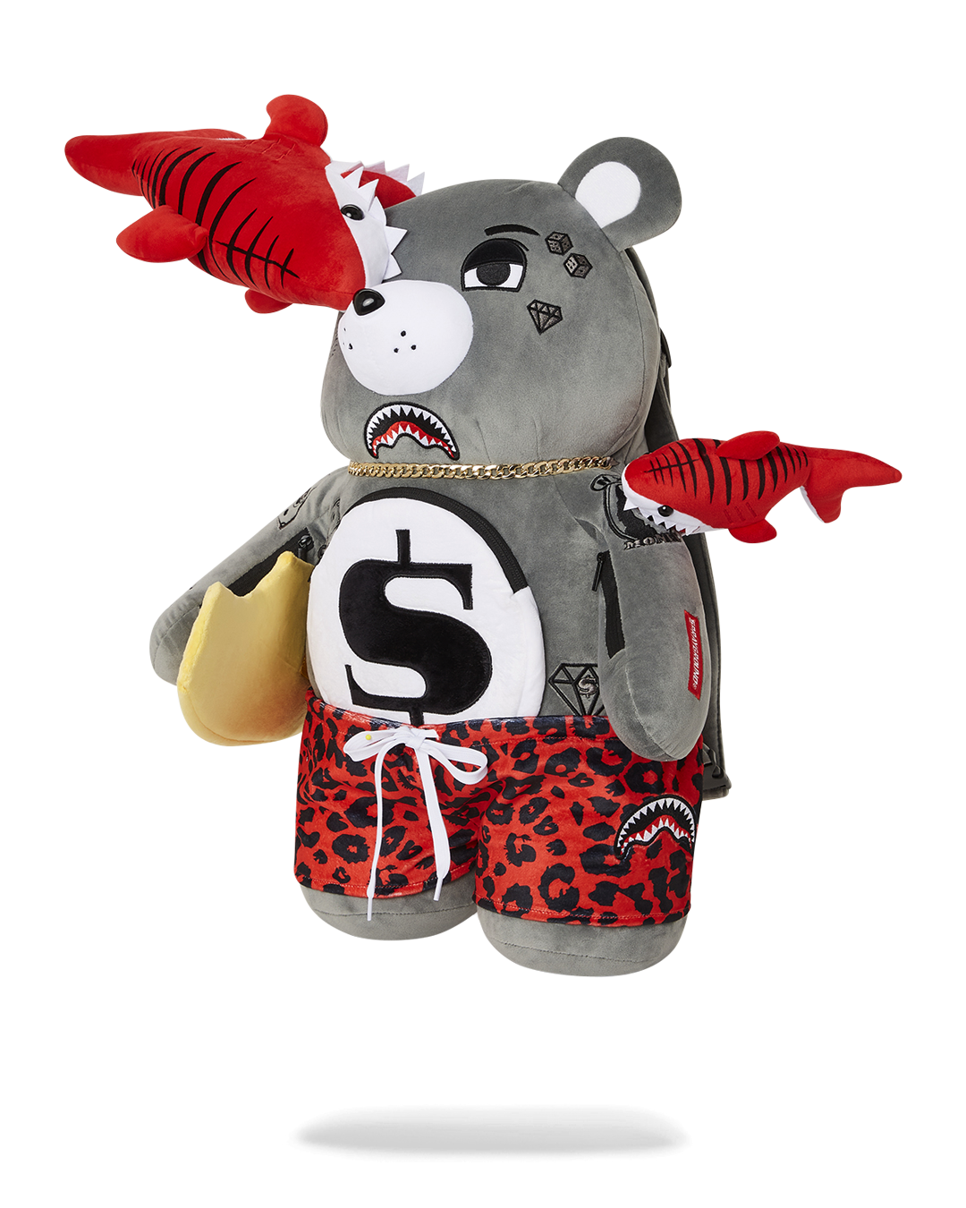 Shark Friends Moneybear Teddybear Backpack - Image 7
