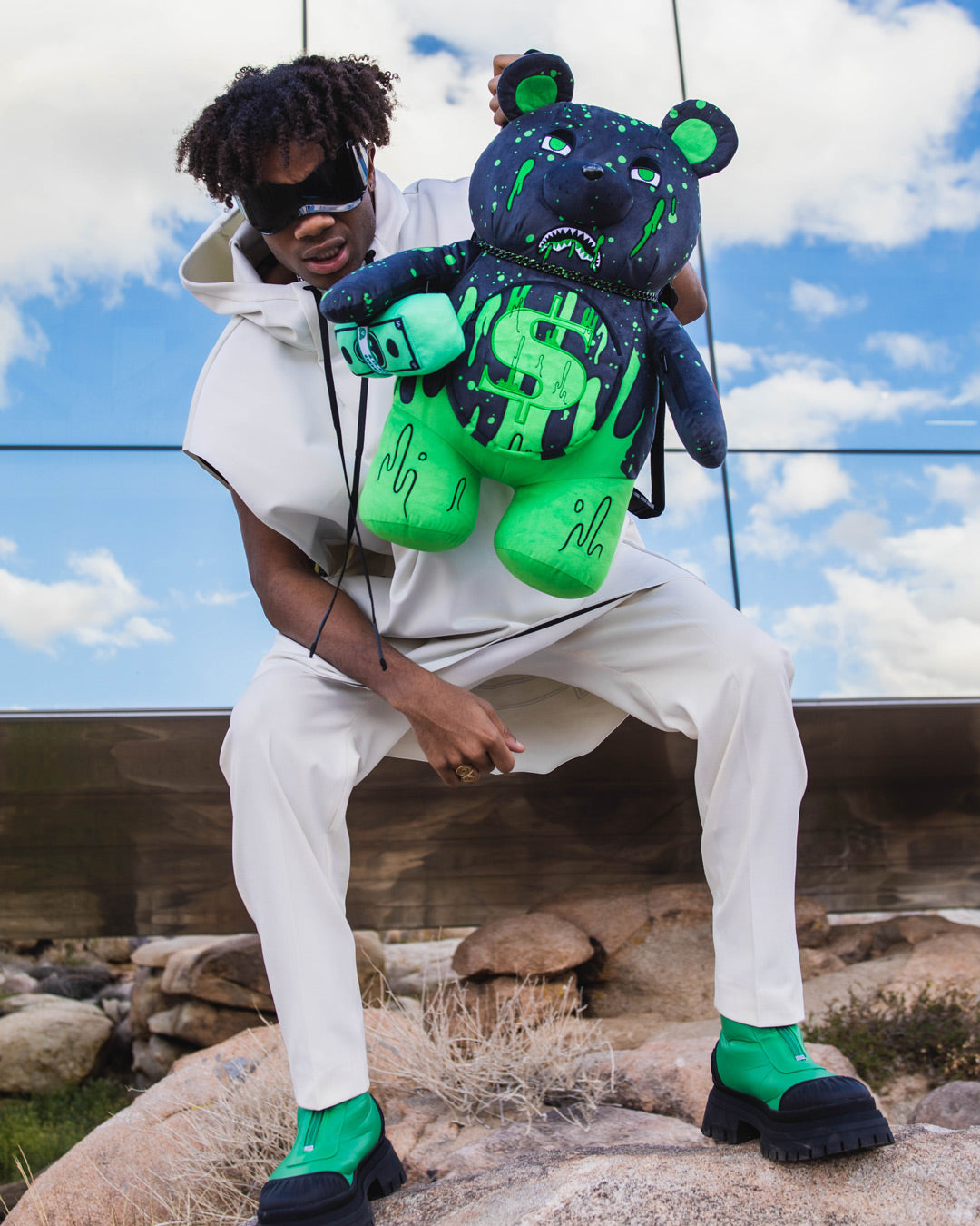 Drip Bear Moneybear Teddybear Backpack - Image 8