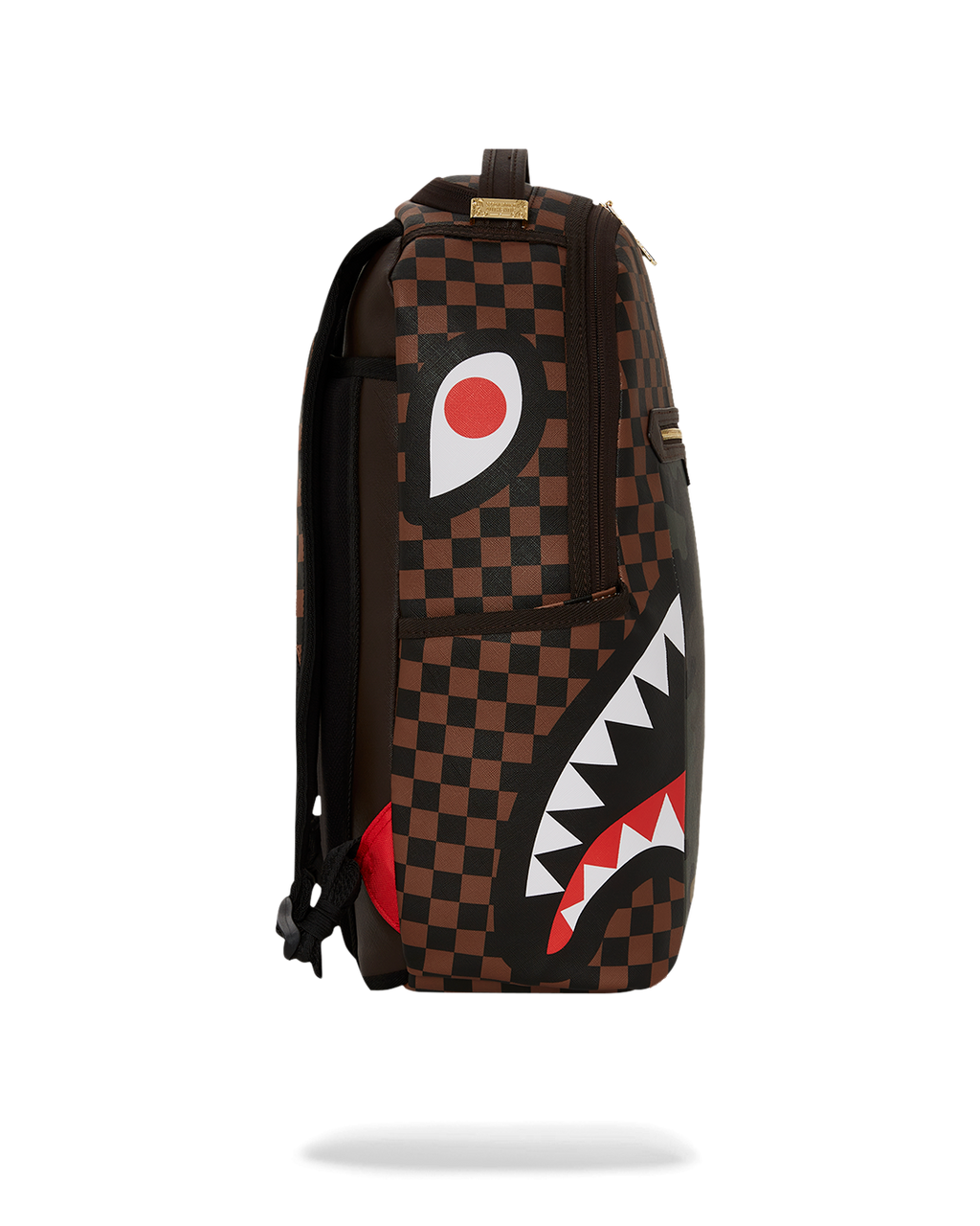 Exterior Gold Zip Pocket Sharks in Paris Backpack (Dlxv) - Image 5