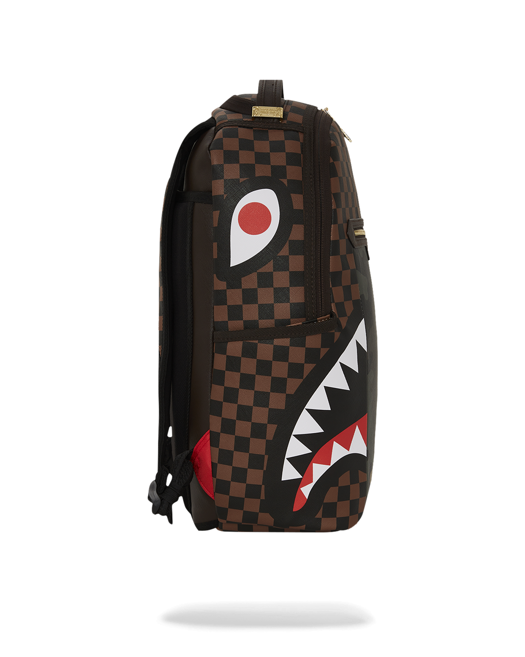 Exterior Gold Zip Pocket Sharks in Paris Backpack (Dlxv) - Image 5
