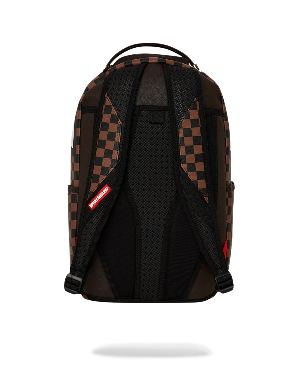 Exterior Gold Zip Pocket Sharks in Paris Backpack (Dlxv) - Image 9