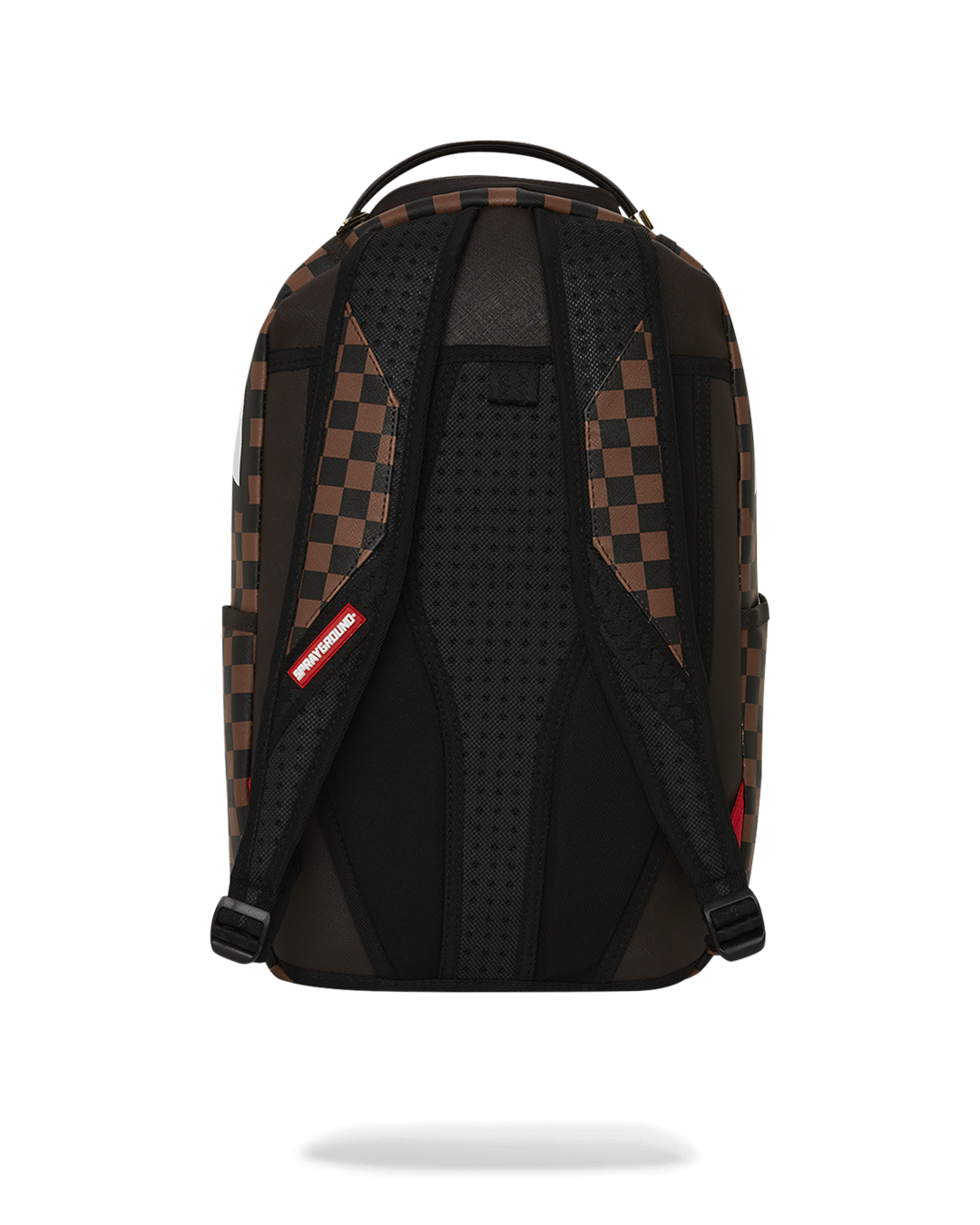 Exterior Gold Zip Pocket Sharks in Paris Backpack (Dlxv) - Image 9