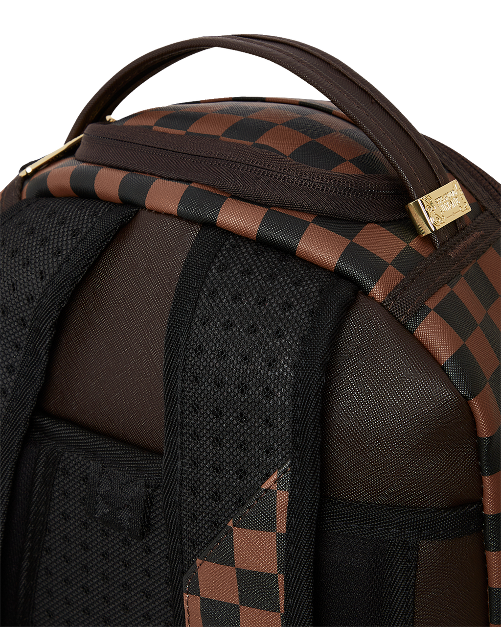 Exterior Gold Zip Pocket Sharks in Paris Backpack (Dlxv) - Image 12