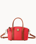 Pebble Grain Small Madeline Satchel - Fuchsia