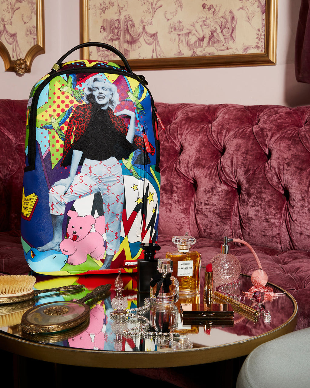 Marilyn Monroe Pop Art Backpack (Dlxv) - Image 4