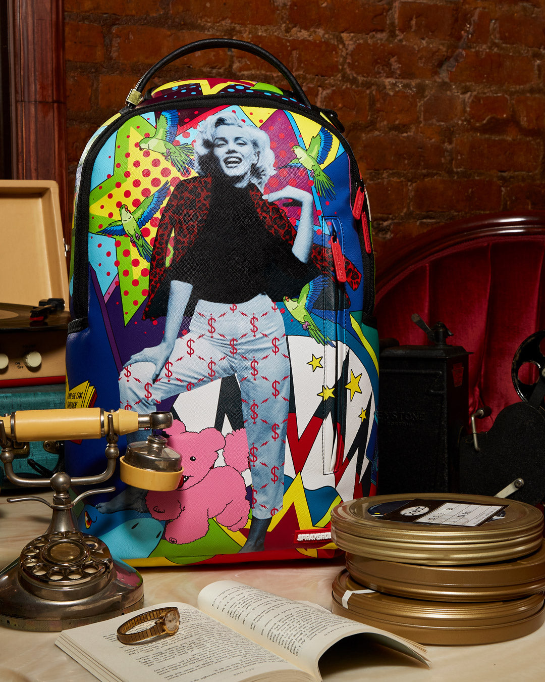 Marilyn Monroe Pop Art Backpack (Dlxv) - Image 6