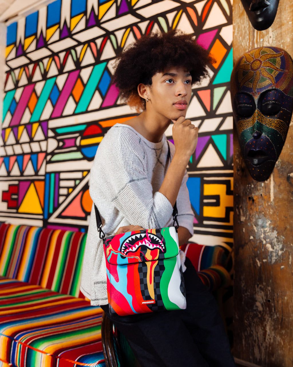 Trippy Taffy Large Sling Crossbody - Image 2