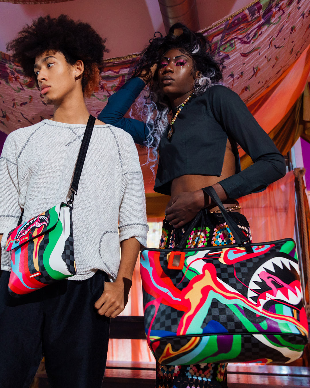 Trippy Taffy Large Sling Crossbody - Image 6