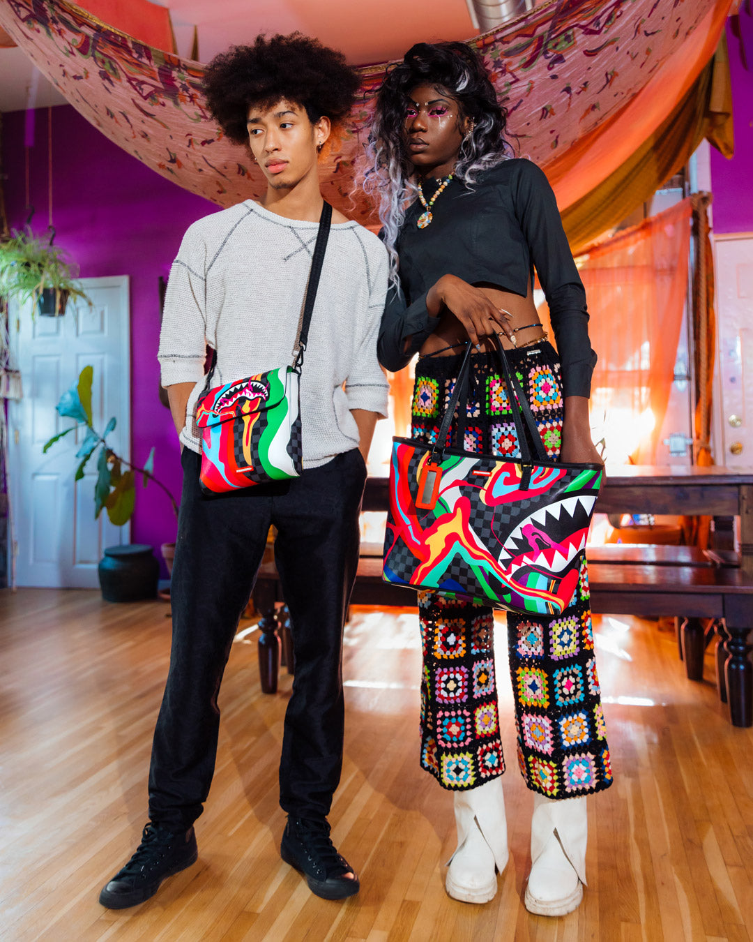 Trippy Taffy Large Sling Crossbody - Image 8