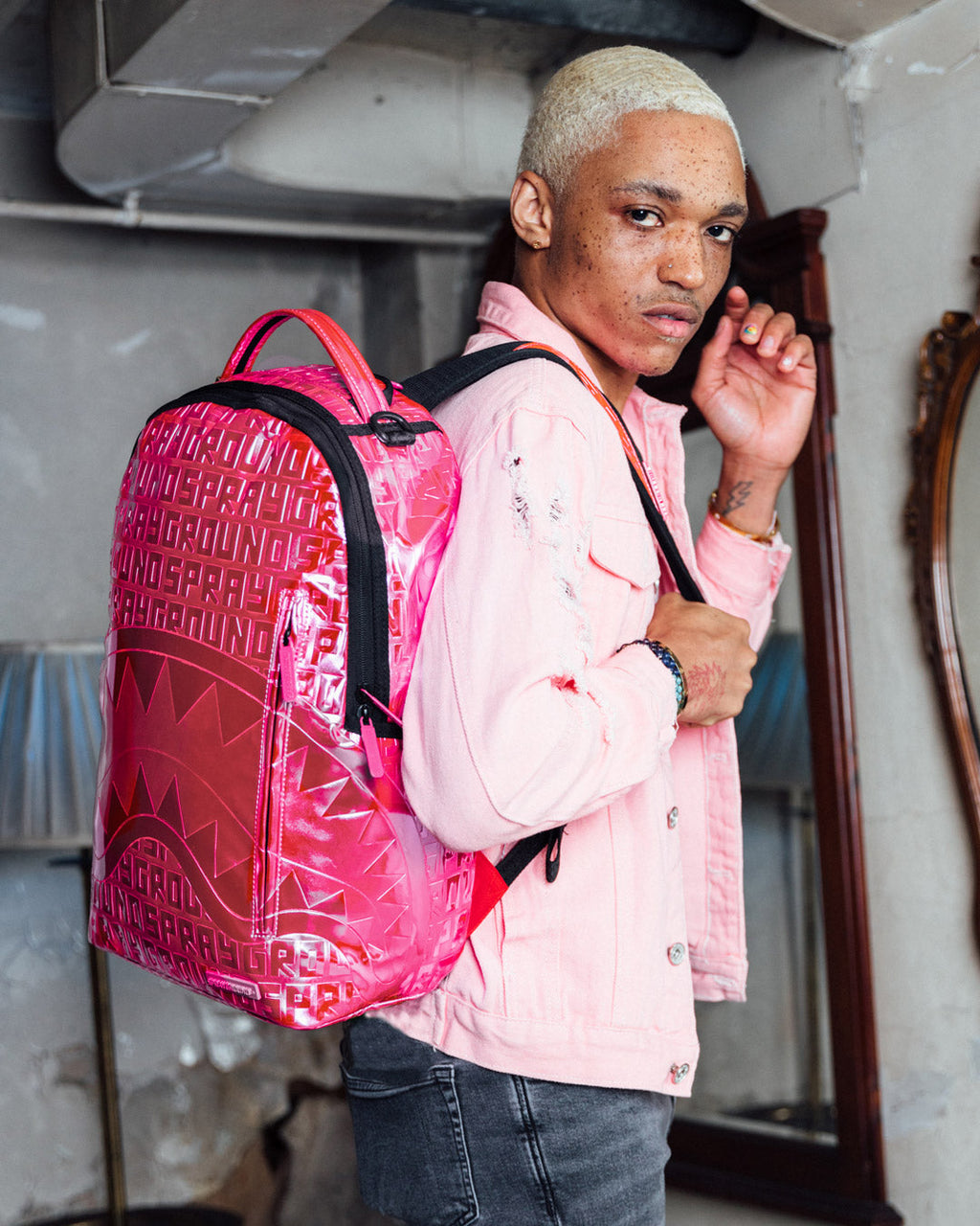 Infiniti Pink Diamond Backpack (Dlxv) - Image 2