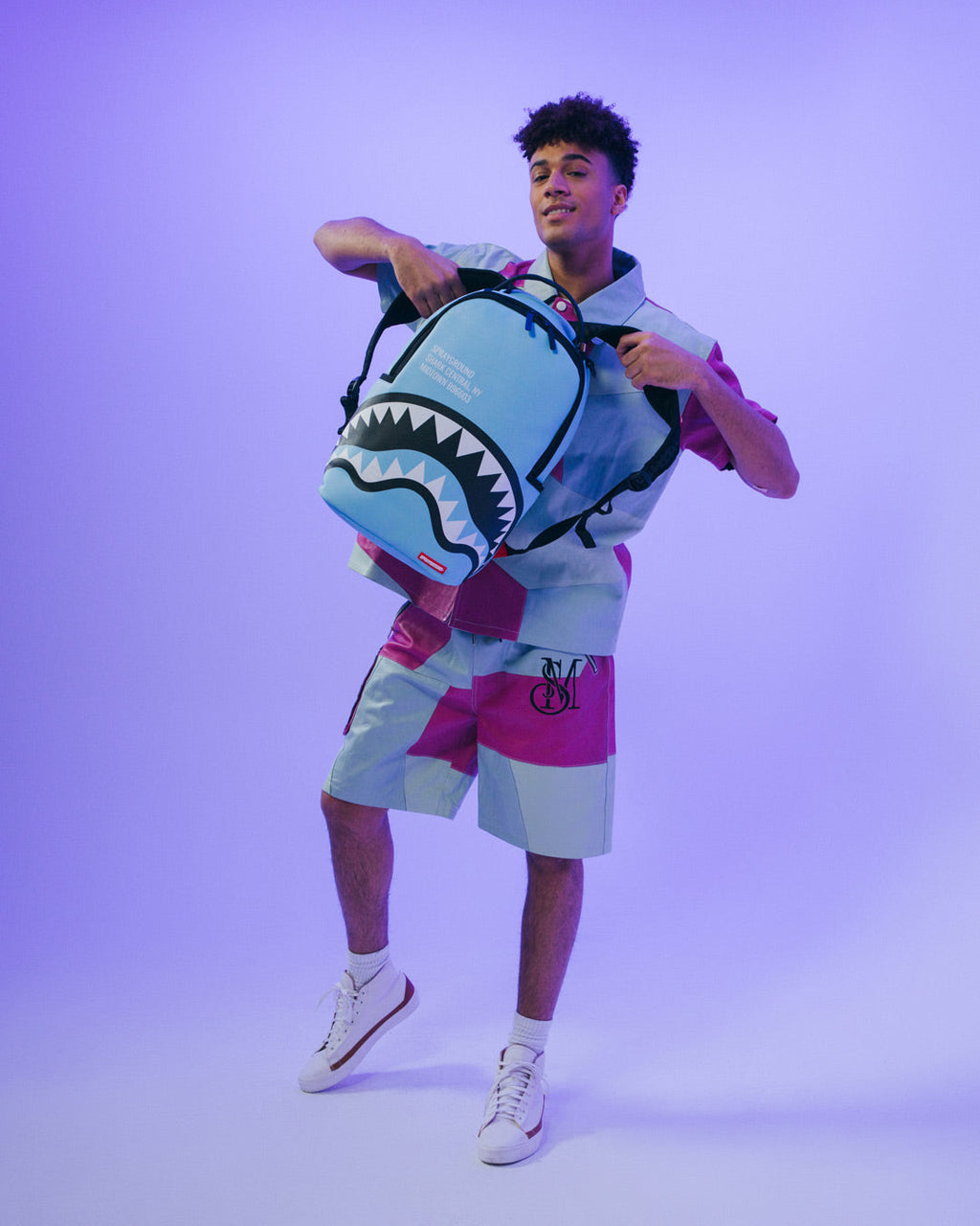 Shark Central (Blue) Backpack (Dlxv) - Image 6