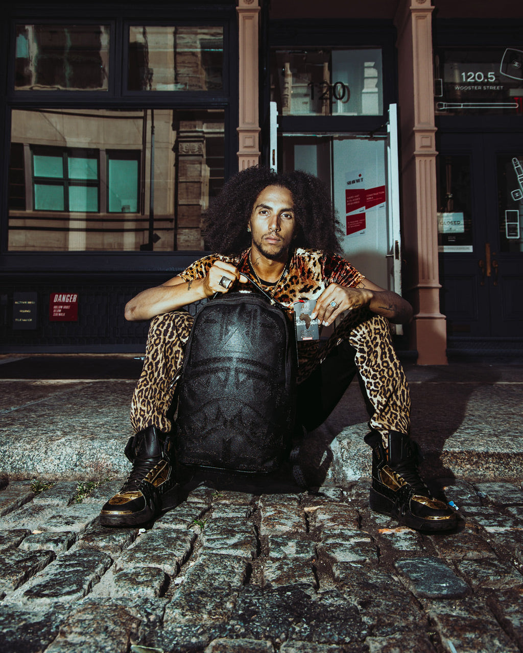 African Intelligence 9 Apex Genius Backpack - Sandflower Collab - Image 4