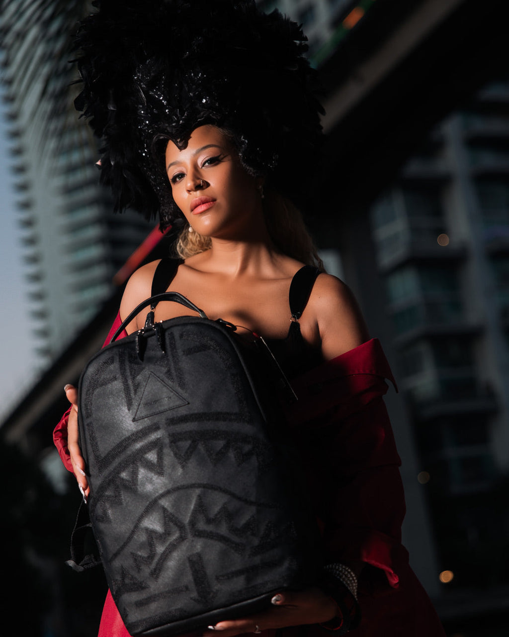 African Intelligence 9 Apex Genius Backpack - Sandflower Collab - Image 14