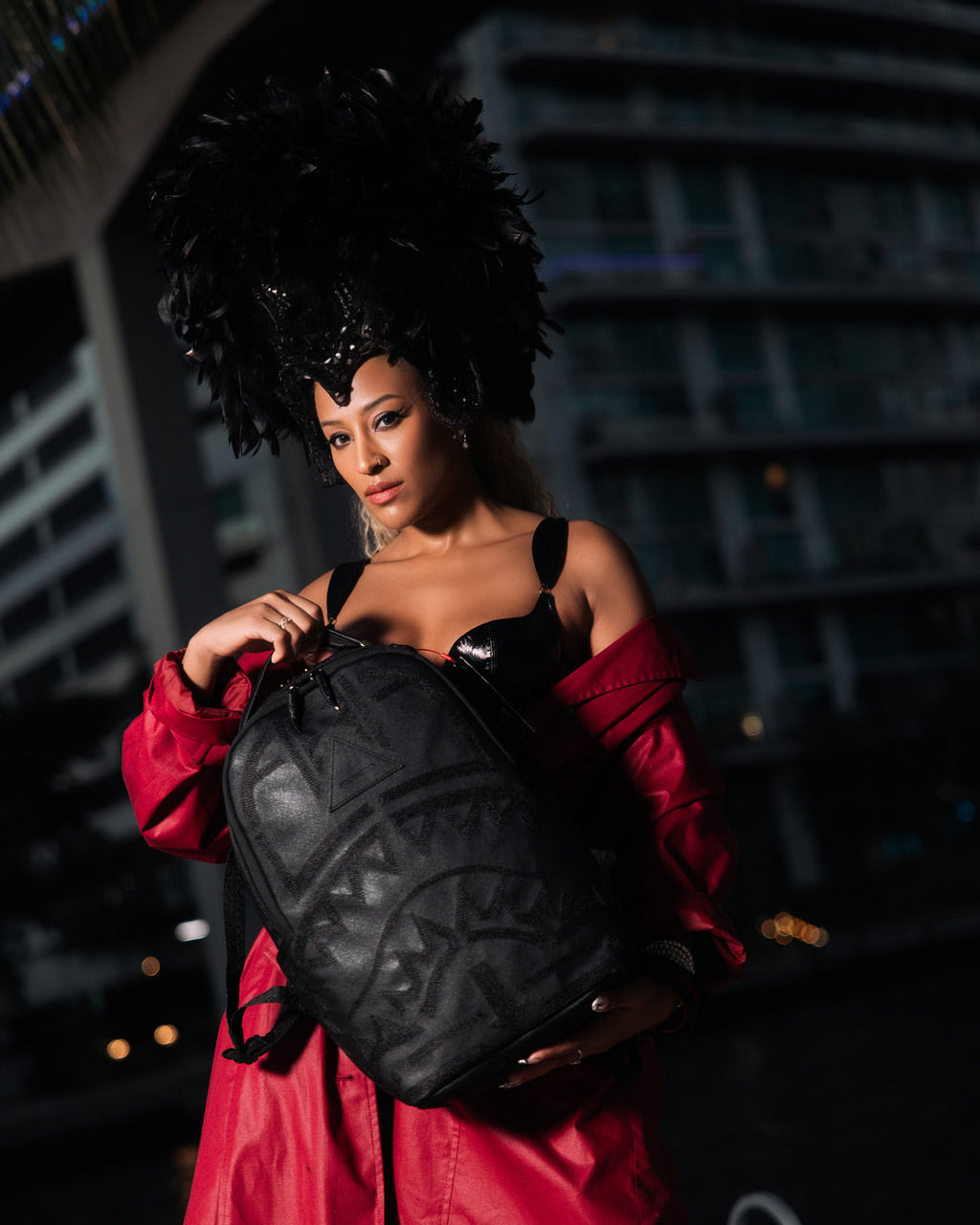African Intelligence 9 Apex Genius Backpack - Sandflower Collab - Image 17