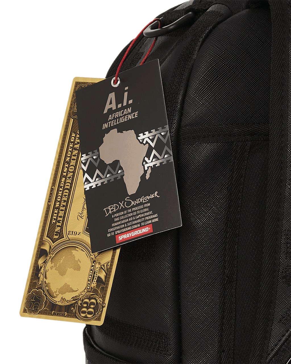 African Intelligence 9 Apex Genius Backpack - Sandflower Collab - Image 21