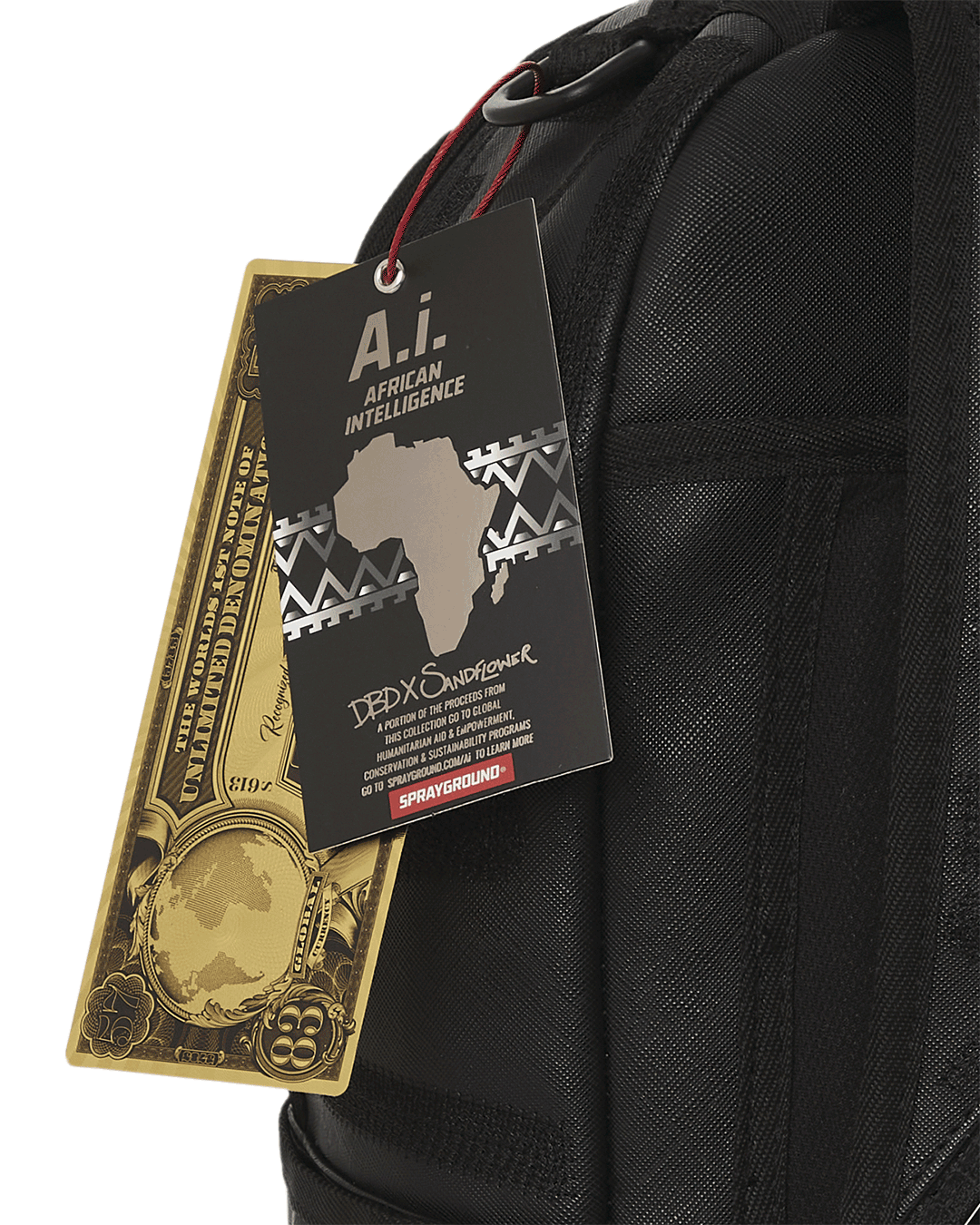 African Intelligence 9 Apex Genius Backpack - Sandflower Collab - Image 21