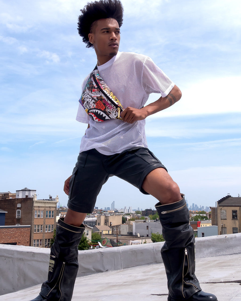 Sharks in Paris the Rizz Savvy Crossbody - Image 4