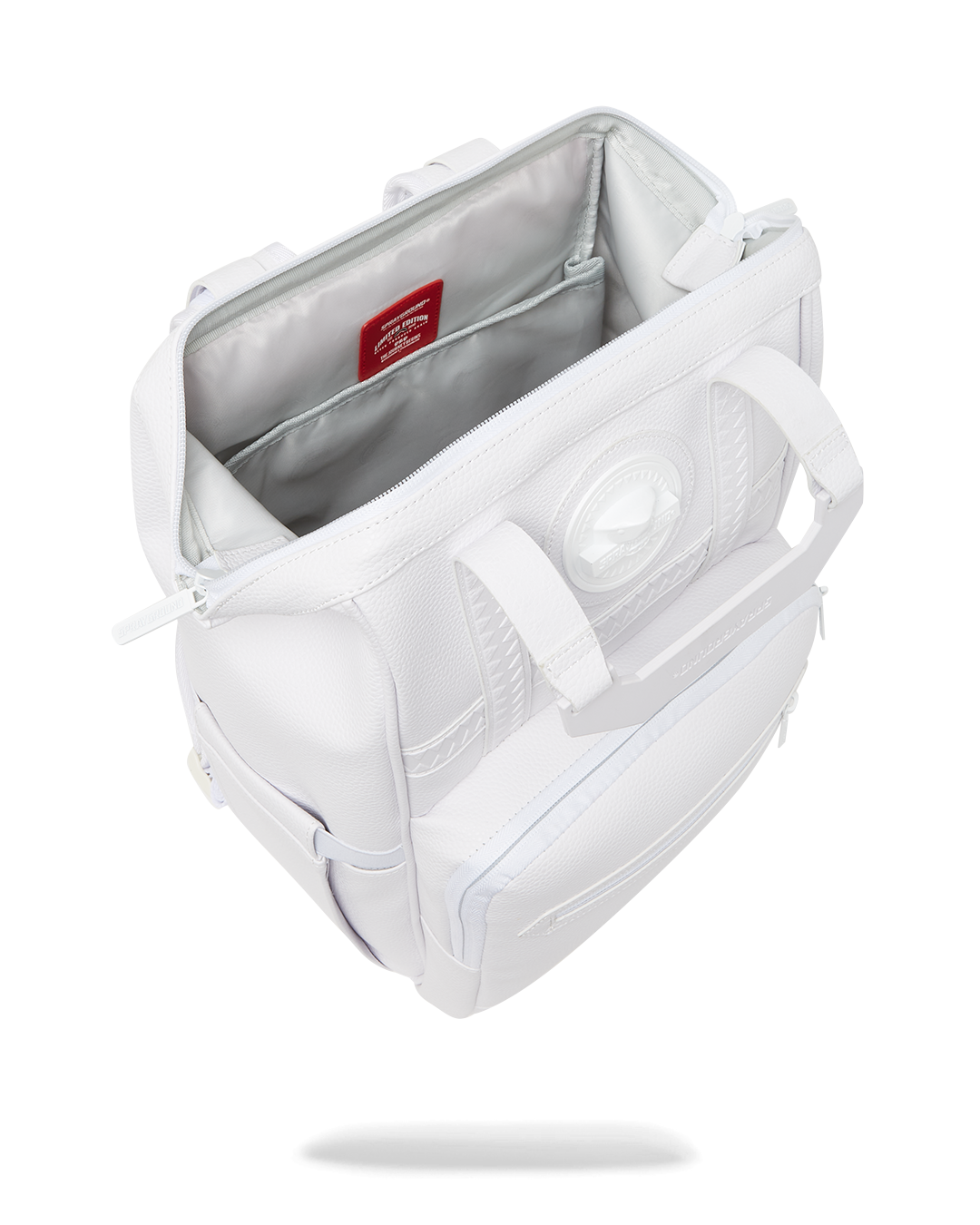 Heavy Metal Shark White Out Biz Top Opener Backpack - Image 10