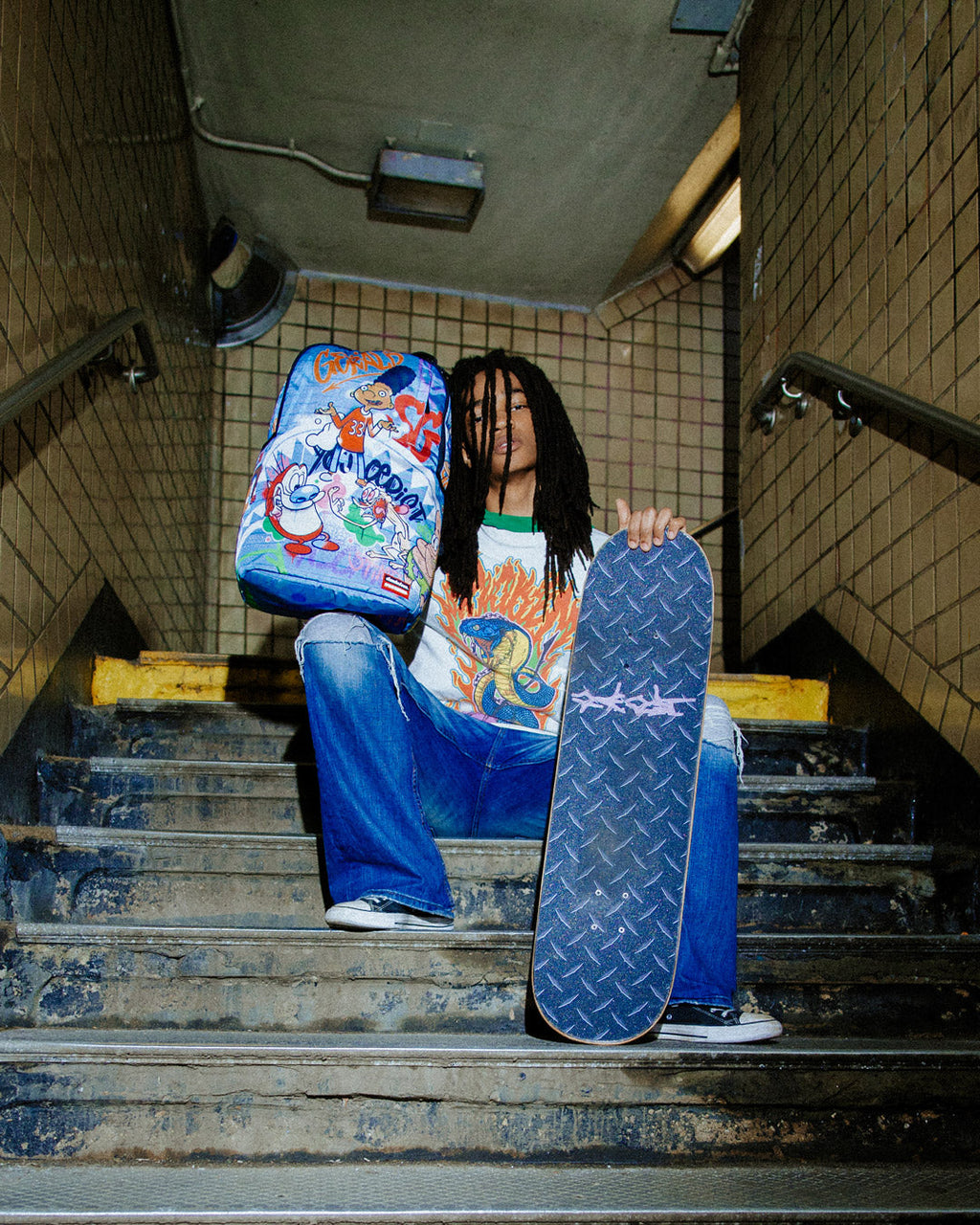 Nick 90S Crew Standing Out Dlxsr Backpack - Image 8